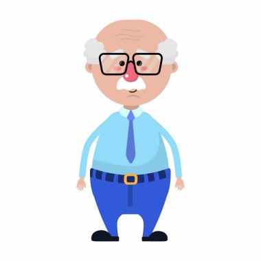 Büyükbaba çizgi film tasarımı