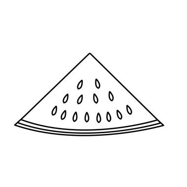 Karpuz meyve sağlıklı ve organik gıda Tema izole tasarım vektör çizim