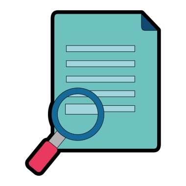 İzole belge tasarımı