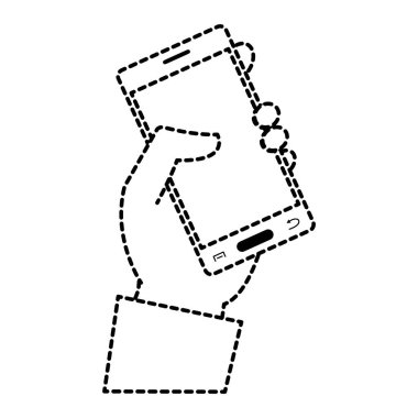 İzole smartphone tasarım