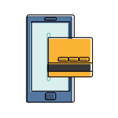 renk smartphone teknoloji dijital kredi kartı ile