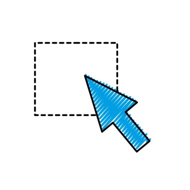 İzole imleç tasarım