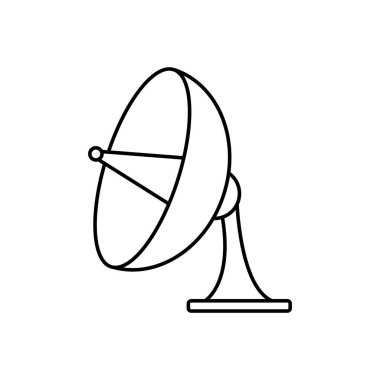 Anten sinyal yayın ve internet Tema izole tasarım vektör çizim