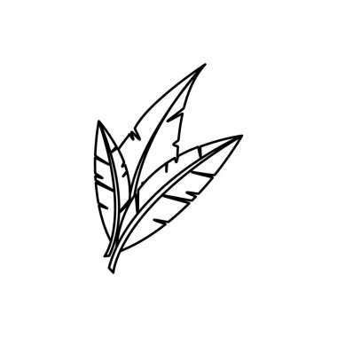 İzole tüy tasarım