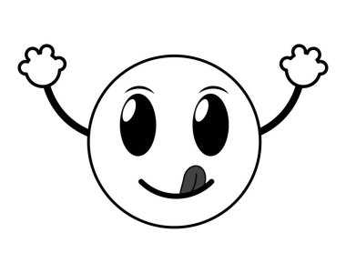 silah ile satır komik emoji yüz ifadesi