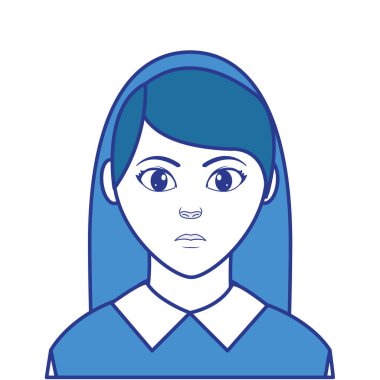 avatar kadın zarif bluz tasarımı ile renk