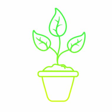 İzole bitki tasarımı