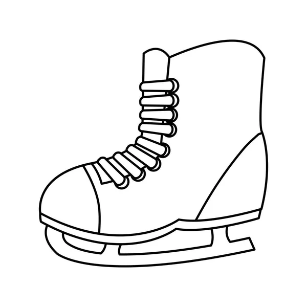 Design de patins no gelo — Vetor de Stock