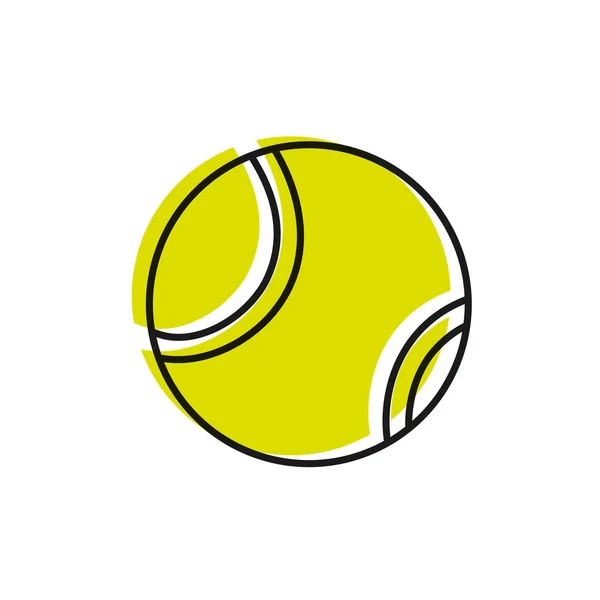 Diseño de vall de tenis — Vector de stock