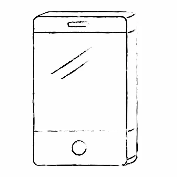 Conception de smartphone isolé — Image vectorielle