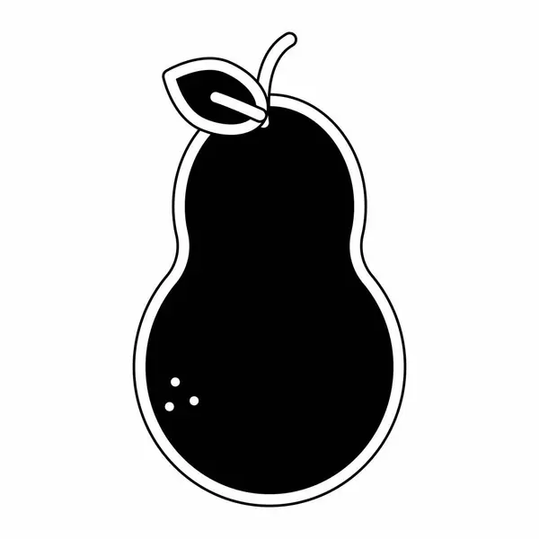 Geïsoleerde pear ontwerp — Stockvector