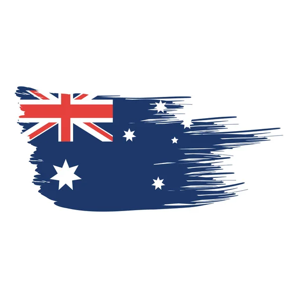 Australische Flagge — Stockvektor