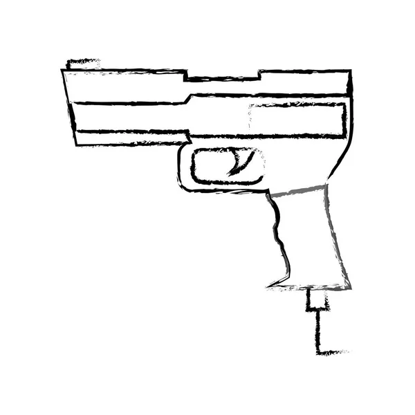 Diseño de pistola de juguete — Vector de stock