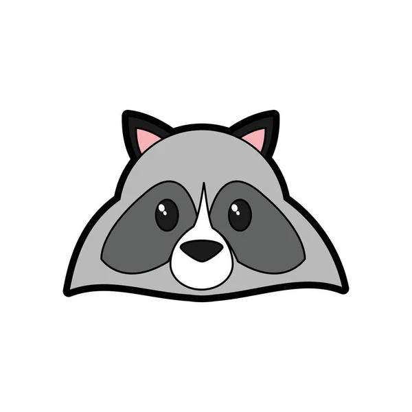 Mapache diseño de dibujos animados — Vector de stock