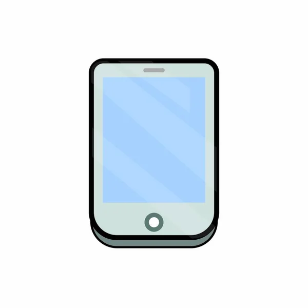 Smartphone Ikonen Enhet Gadget Teknik Och Elektroniska Tema Isolerade Design — Stock vektor