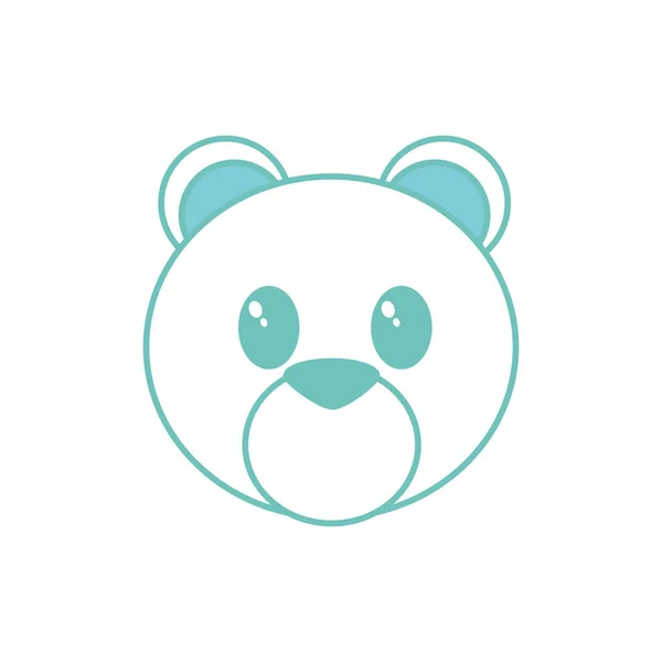 Medve rajzfilm design — Stock Vector