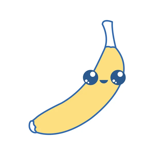 Desenho isolado de banana — Vetor de Stock