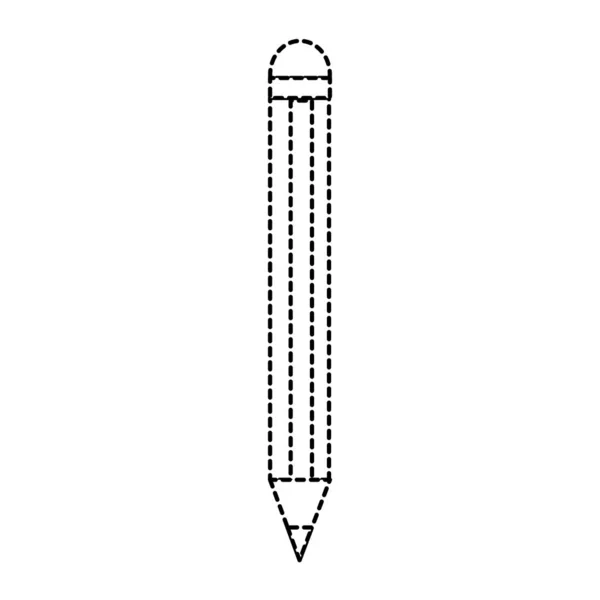 Geïsoleerde potlood ontwerp — Stockvector