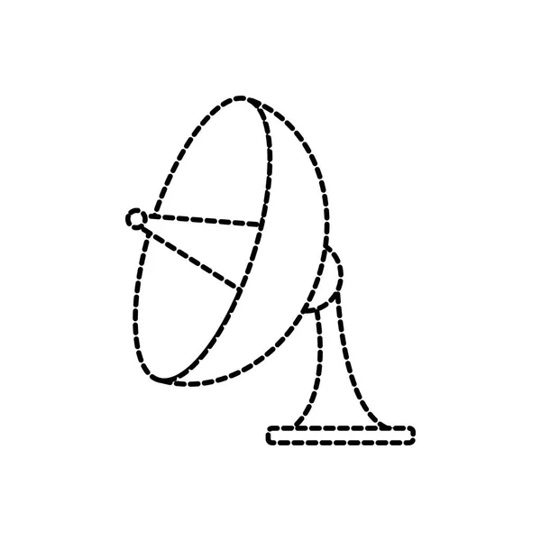 Antenne Diffusion Signaux Thème Internet Conception Isolée Illustration Vectorielle — Image vectorielle