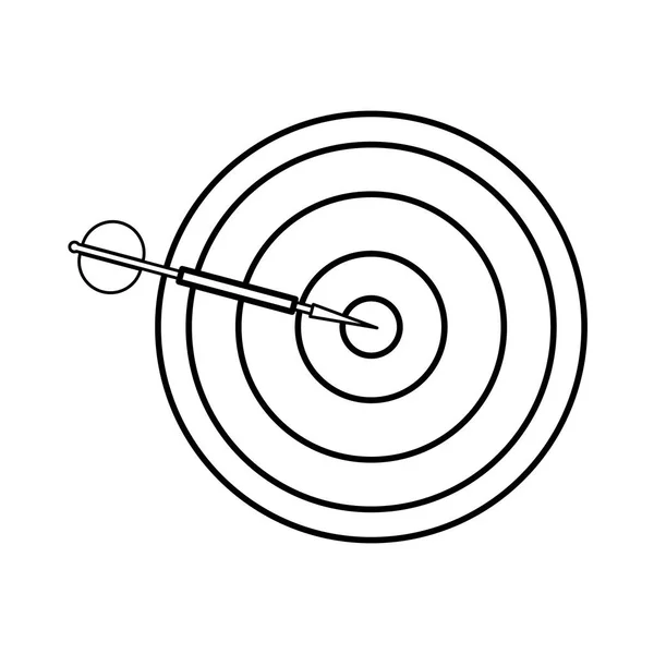 Изолированный дартс — стоковый вектор