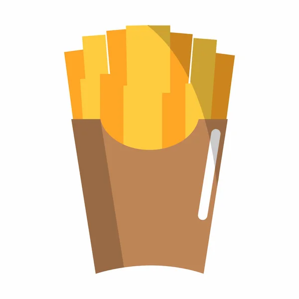 Design de batatas fritas —  Vetores de Stock