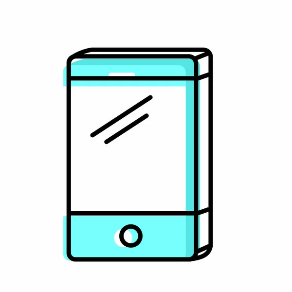 Isoliertes Smartphone-Design — Stockvektor