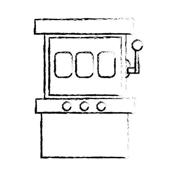 Diseño de máquina tragaperras — Vector de stock