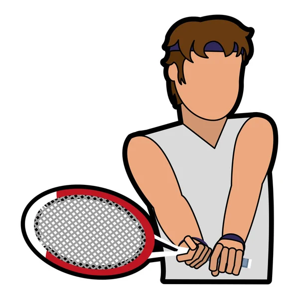 Tennisspieler-Design — Stockvektor