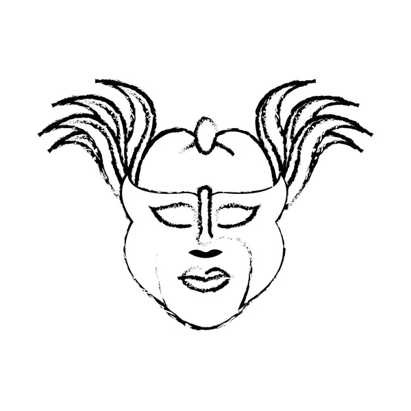 İzole maskesi tasarım — Stok Vektör