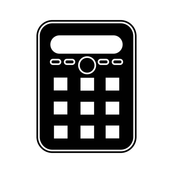 Diseño de calculadora aislada — Vector de stock