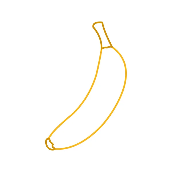 Banan na białym tle projekt — Wektor stockowy