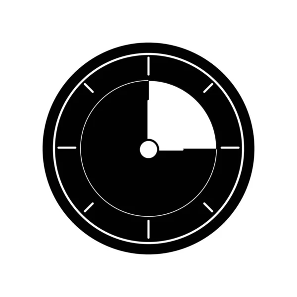 격리 된 시계 디자인 — 스톡 벡터