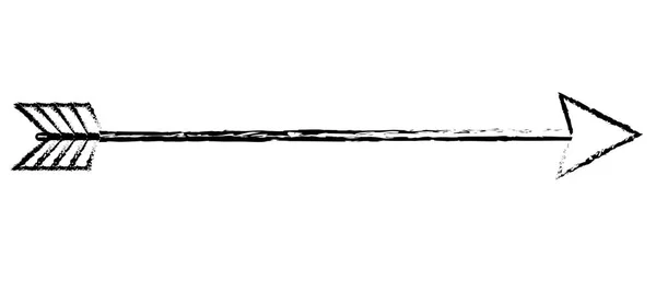 Конструкція ізольованих стрілка — стоковий вектор