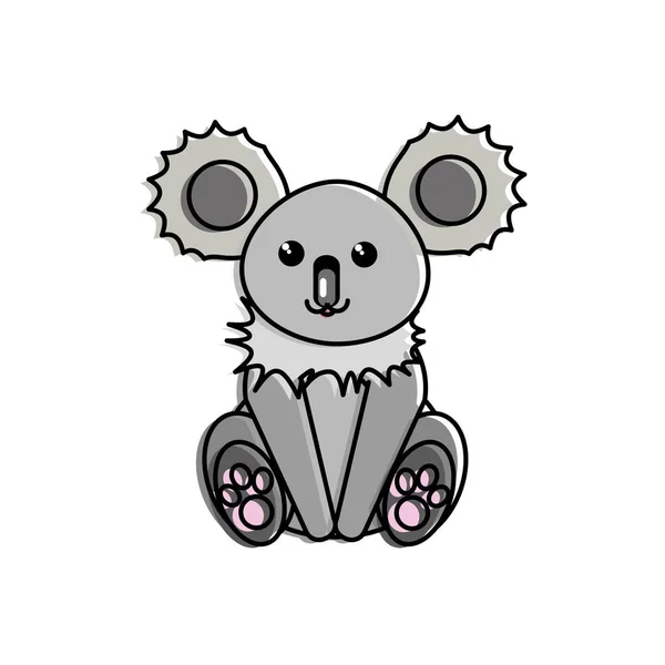 Koala disegno dei cartoni animati — Vettoriale Stock