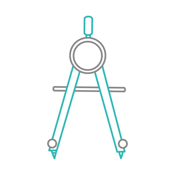 コンパスの設計を分離 — ストックベクタ