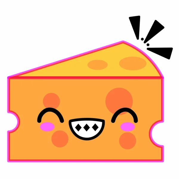 孤立的奶酪设计 — 图库矢量图片