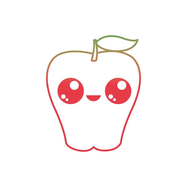 Σχεδιασμό της apple απομονωμένες — Διανυσματικό Αρχείο