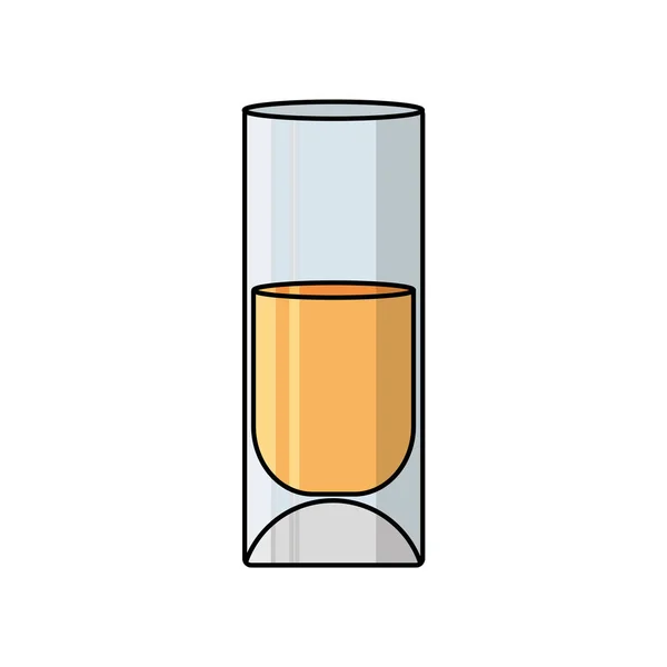 Alkohol Ital Üveg Téma Elkülönített Lövés Design Vektor Illusztráció — Stock Vector