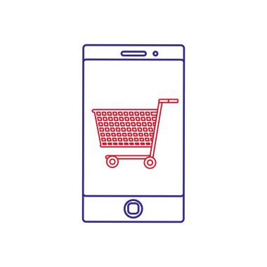 İzole smartphone tasarım