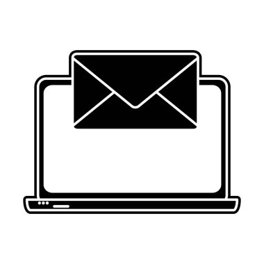 İzole laptop tasarım