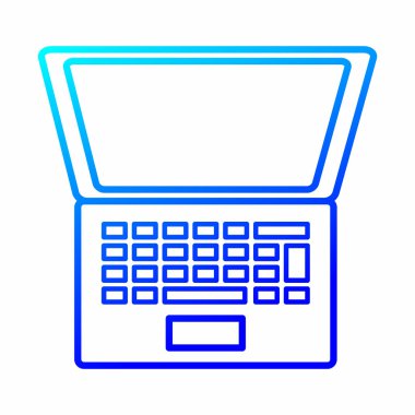 İzole laptop tasarım