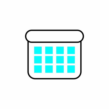 İzole takvim tasarım