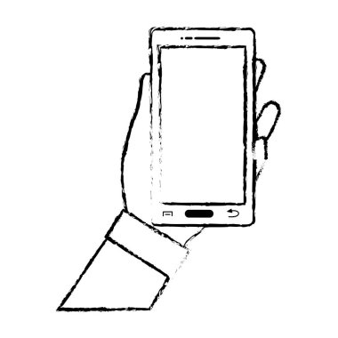 İzole smartphone tasarım