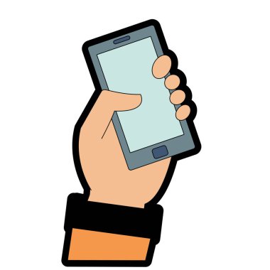 İzole smartphone tasarım