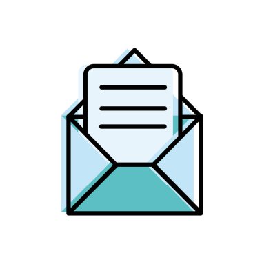 renk e-posta mektup mesaj belge bilgi ile taşındı