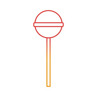 Lolly pop şeker tatlı şeker ve karamel Tema izole tasarım vektör çizim