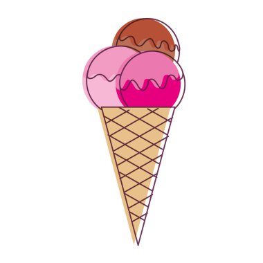 İzole dondurma tasarım