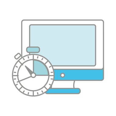 çizgi renk ekran bilgisayar teknoloji ve kronometre saati