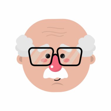 Büyükbaba çizgi film tasarımı