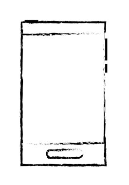 Grunge iletişim smartphone teknoloji nesne simgesi